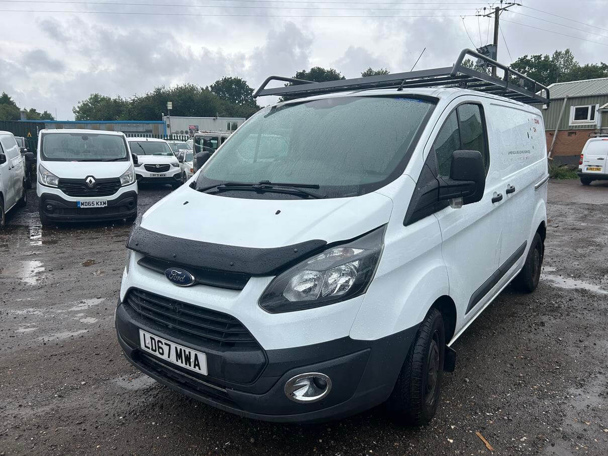 67 plate Plate Ford Transit Custom starts runs needs turbo repair  Euro 6 No Vat