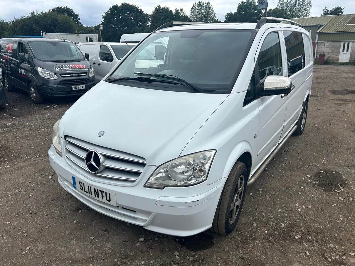 2011 Mercedes-Benz Vito 113 crew cab Dual liner starts runs needs turbo No Vat
