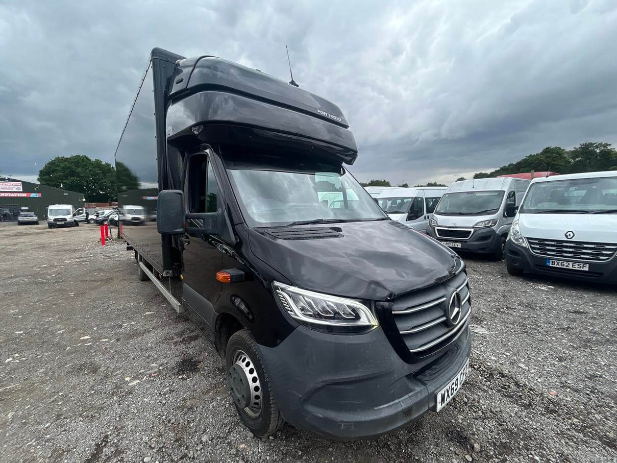69 Plate Mercedes Sprinter 516 2.2 Luton box sleeper cab recovery truck Vat Inc