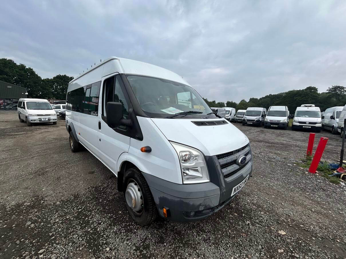 60 Plate Ford Transit 2.4 100 T430 part converted camper Rwd 64k low miles NoVat