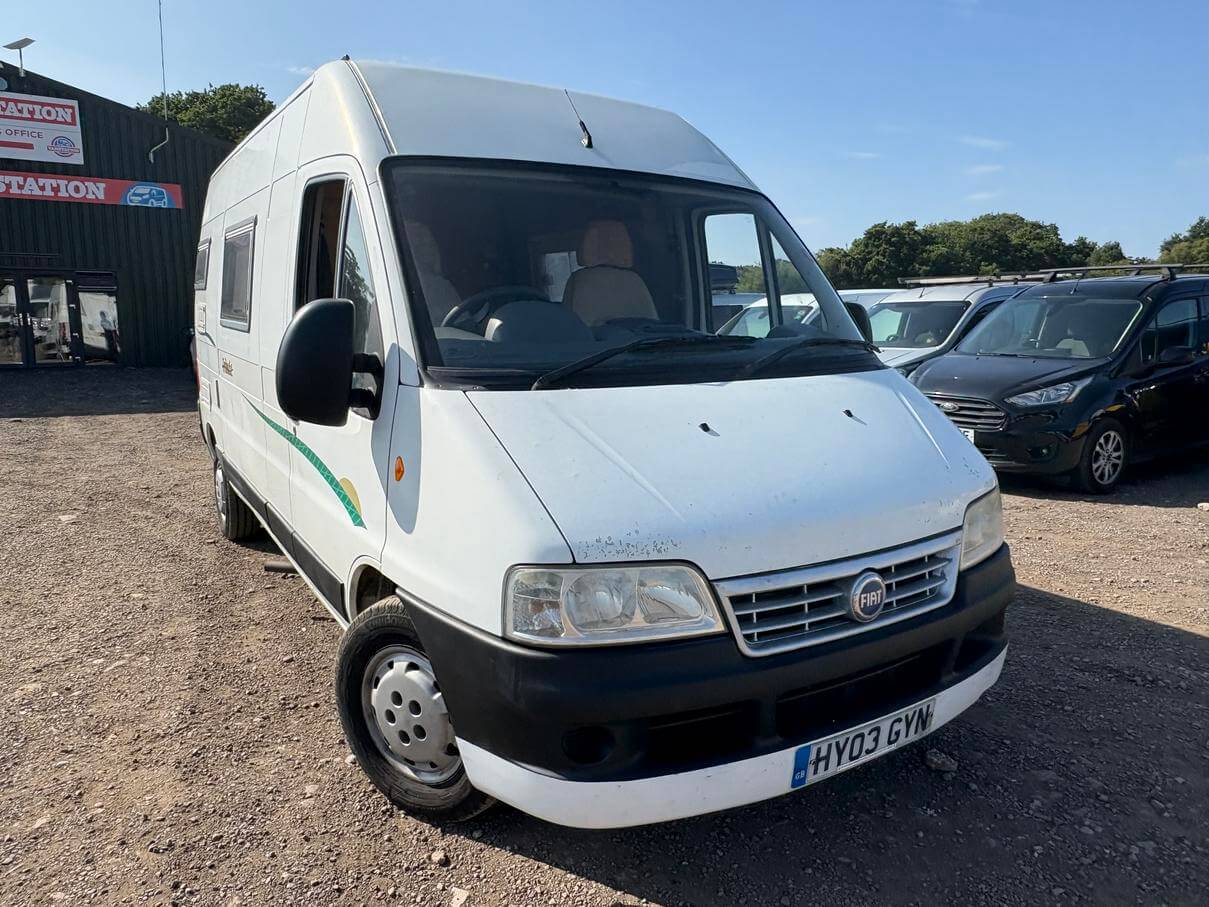 2003 Fiat Ducato 2.3 Diesel Tribute camper Motorhome 61k miles 12 months mot
