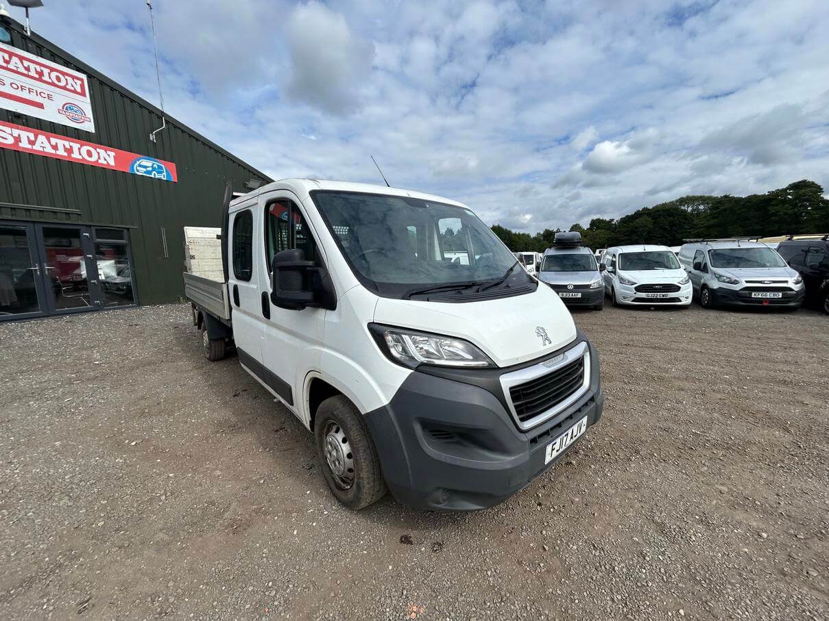 2017 Peugeot Boxer pick up flat bed drop side 89k gearbox repair Vat Inclusive