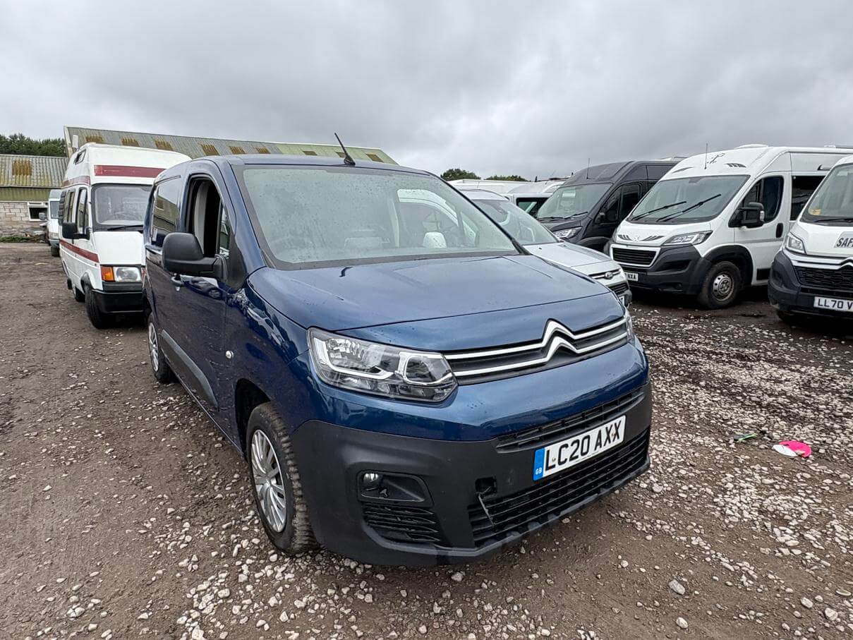 2020 Citroen Berlingo Partner Enterprise Euro 6 starts drives needs repair NoVat