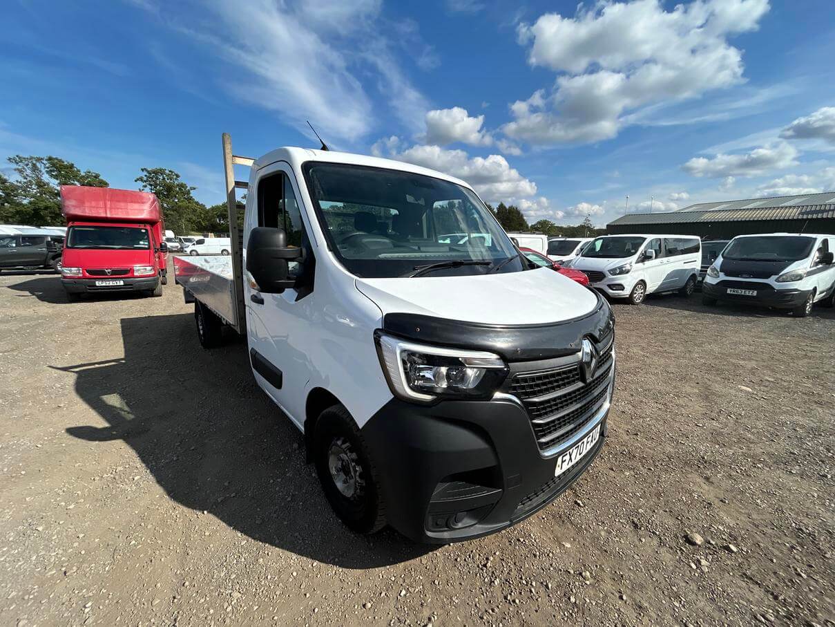70 Plate Renault Master Business 2.3 Dci Xlwb dropside flatbed Euro 6 No Vat