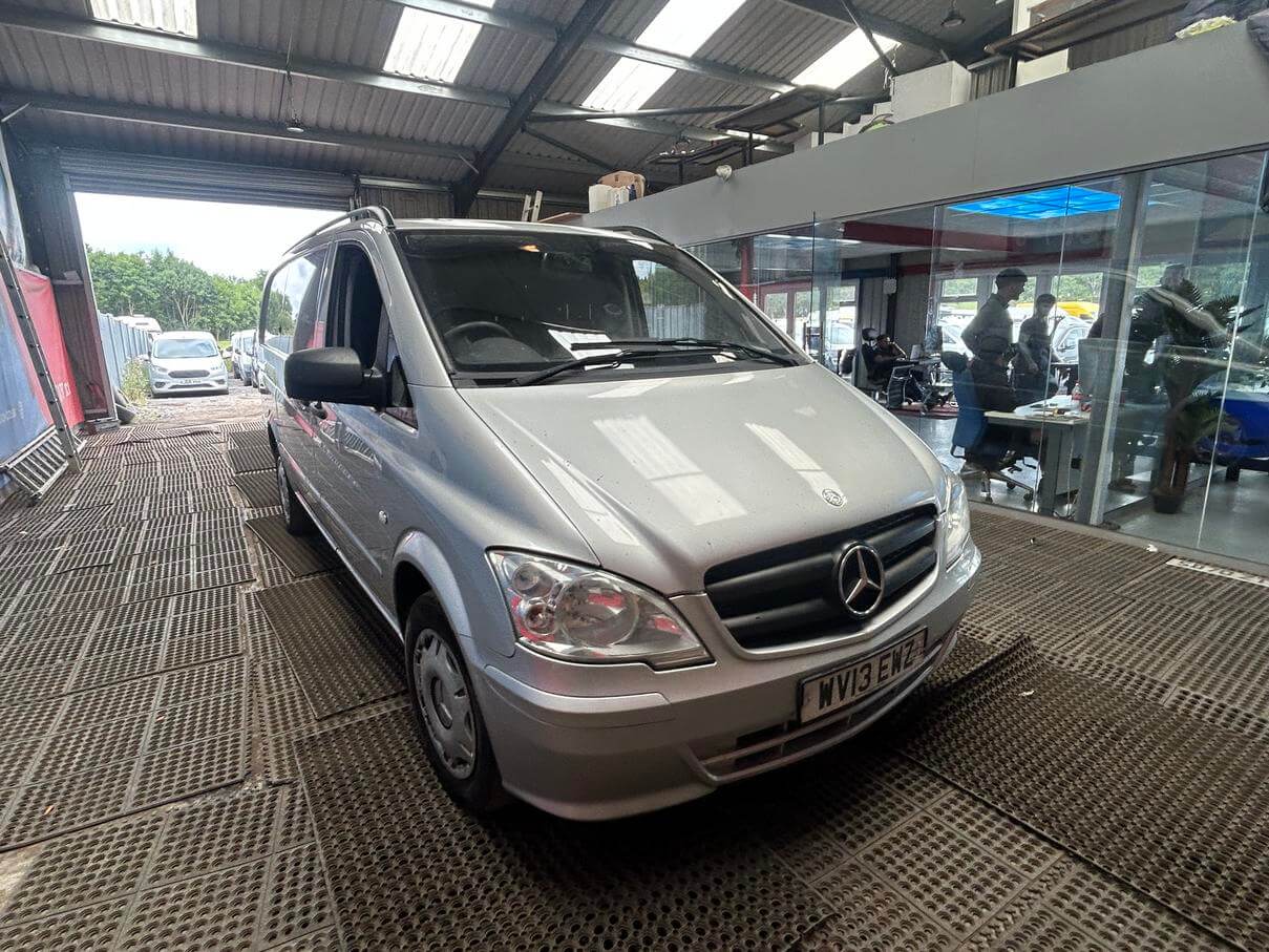 2013 Mercedes Vito transit 113 2.2 Cdi in silver Lwb great spec No Vat bargain
