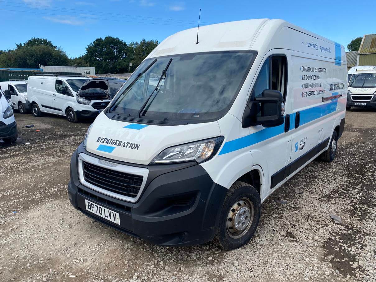70 Plate Peugeot Boxer L3H2 Blue 2.2 Hdi 87k needs engine repair Euro 6 Vat Inc
