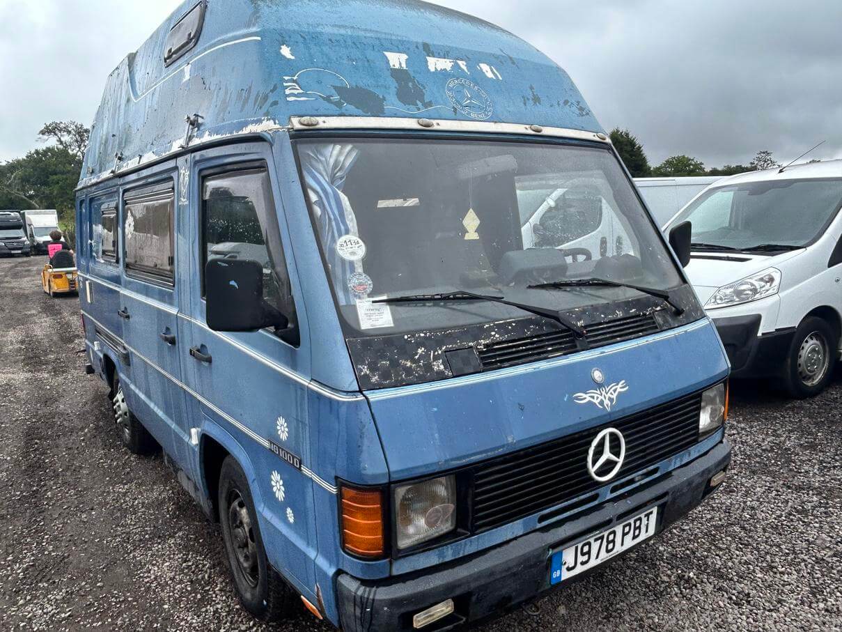 1991 MERCEDES 208D HIROOF CAMPER CONVERSION 12 MONTHS MOT READY TO GO ANYWHERE