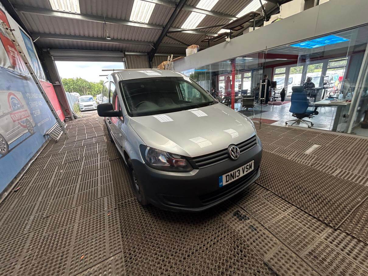 2013 Volkswagen Caddy Maxi silver C20 1.6 Tdi 12 months mot twin doors No Vat