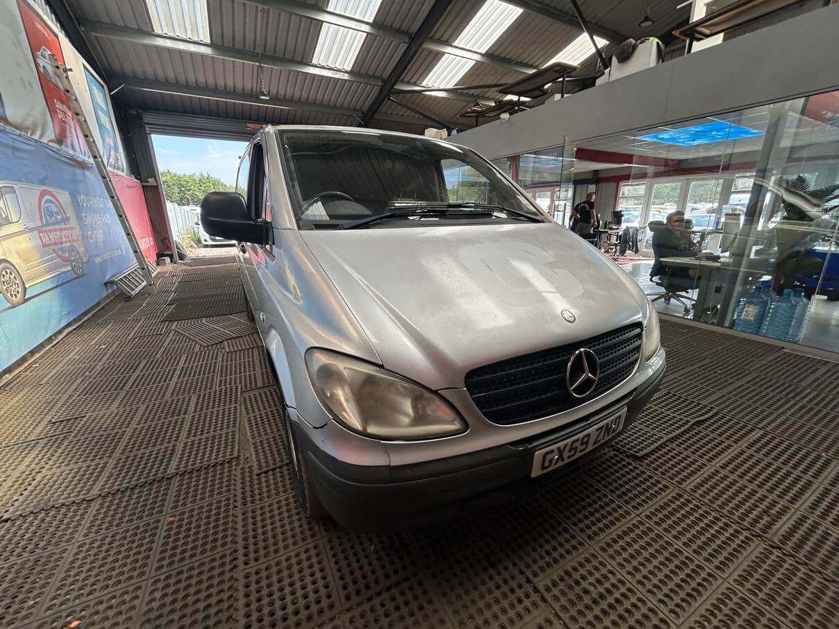59 Plate Mercedes-Benz Vito 111 2.2 Cdi silver Compact 12 months mot No Vat