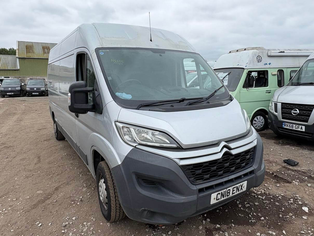 2018 Citroen Relay Boxer Relay 2.0 starts runs needs head gasket repair No Vat