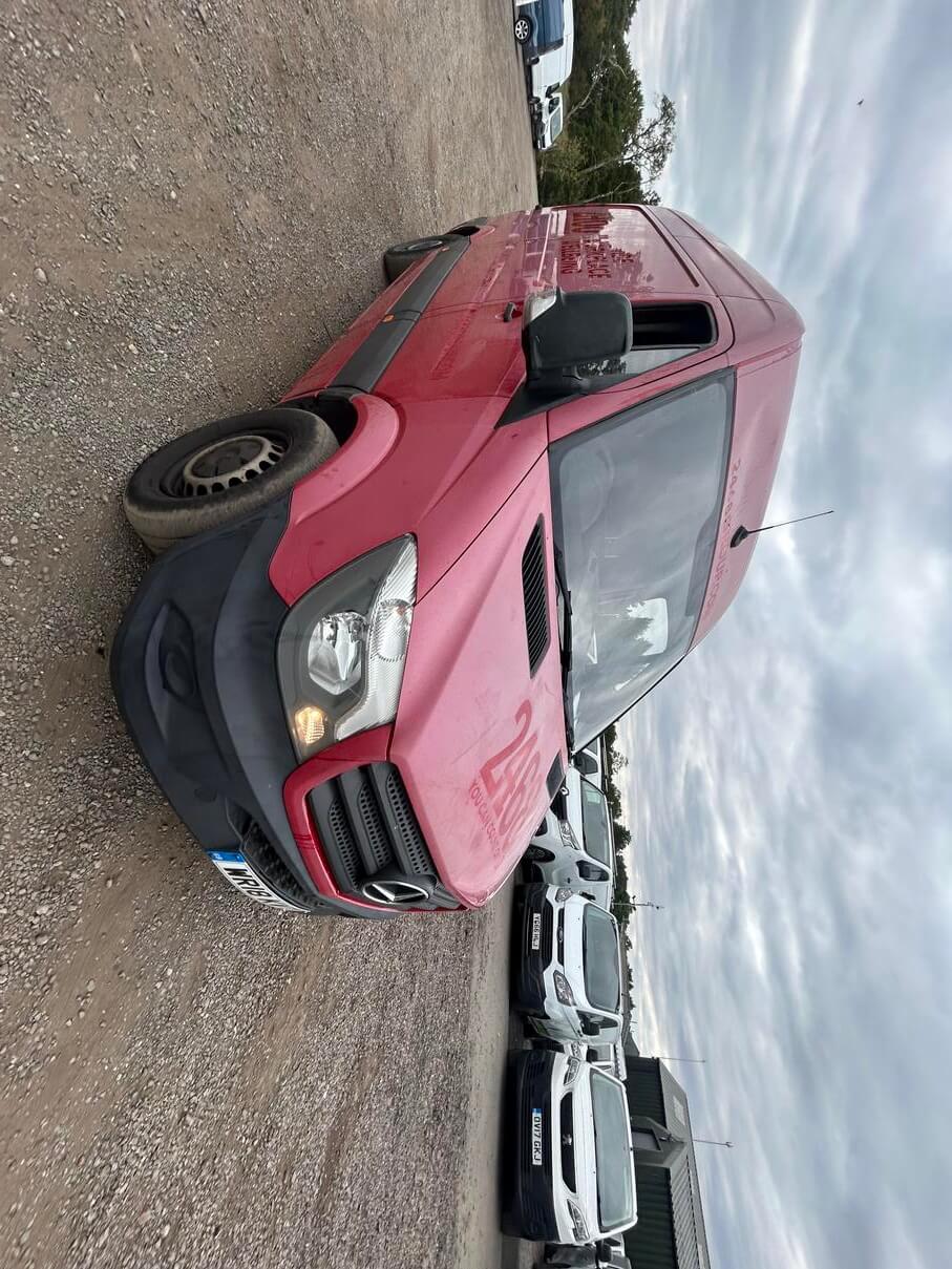 2018 Mercedes Sprinter MWB red 314 2.2 Cdi 12 months mot Euro 6 Vat Inclusive