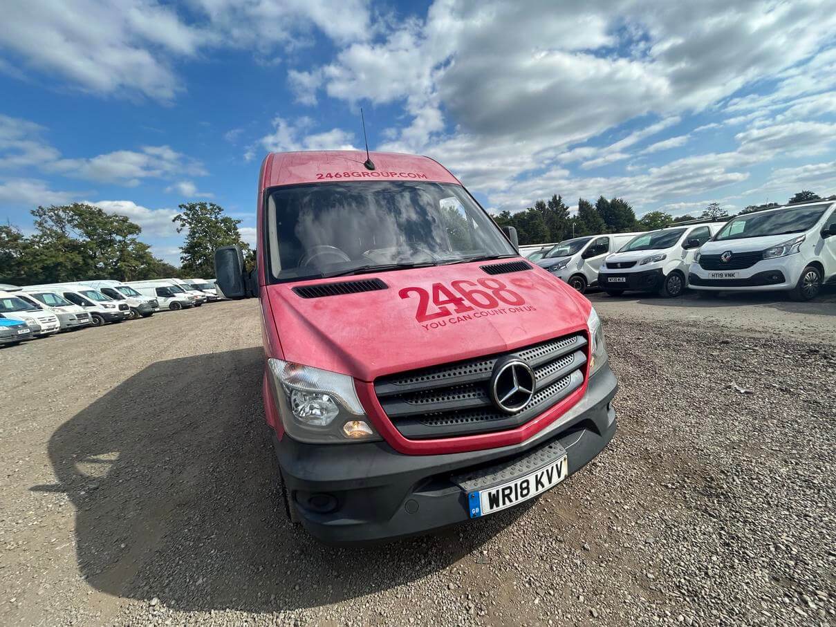 2018 Mercedes Sprinter 314 2.2 Cdi red MWB high top excellent runner no vat