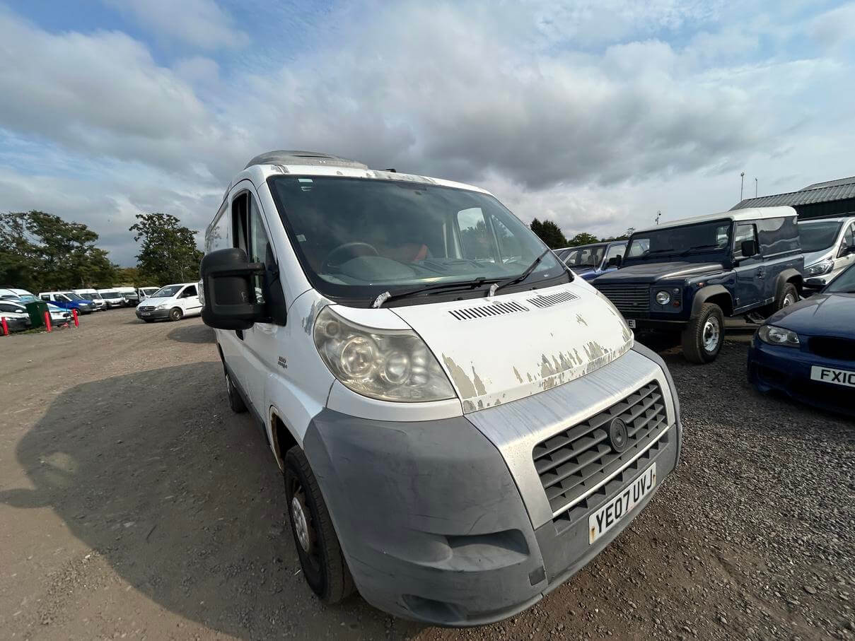 2007 Fiat Ducato relay 100 Multijet Swb 12 months mot roof box 97k miles No Vat