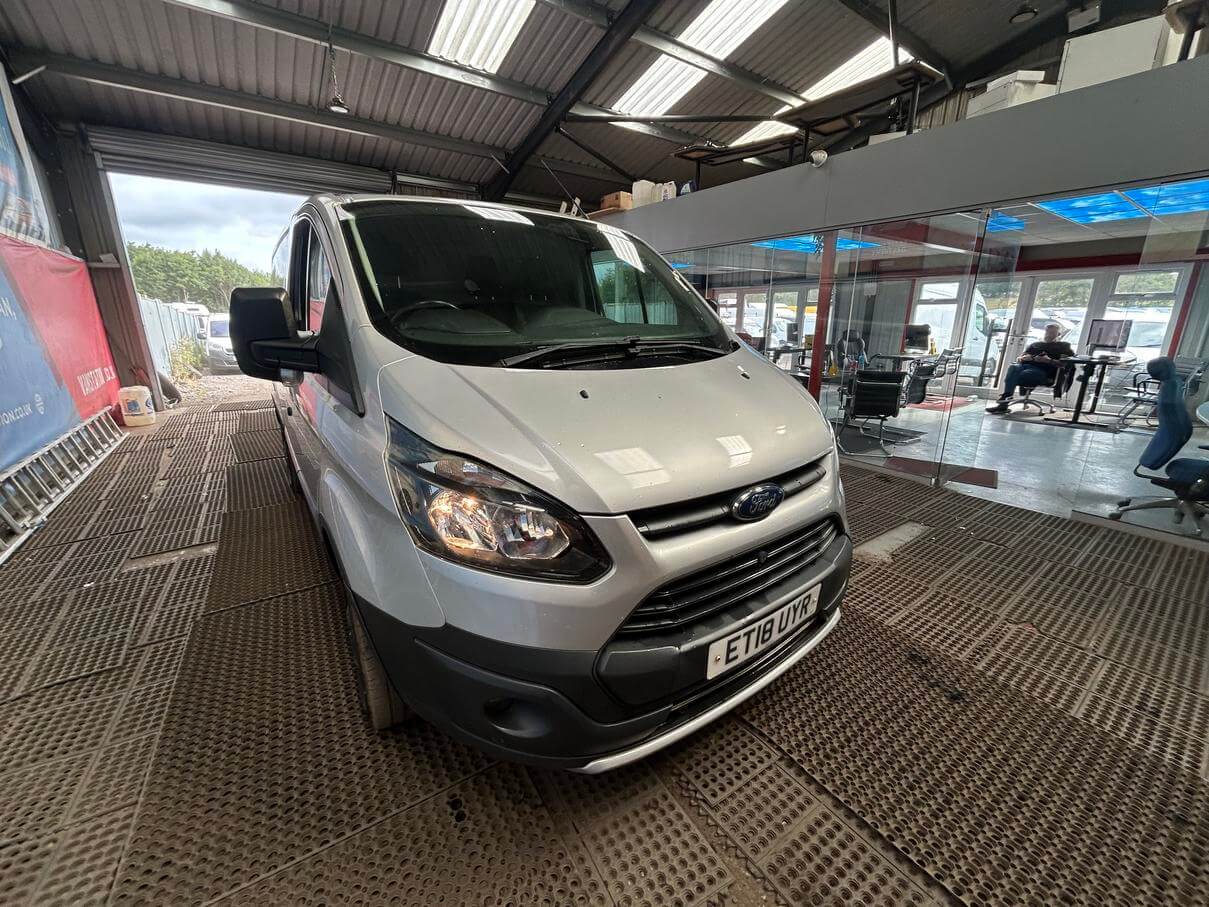 2018 Ford Transit Custom 2.0 TDCI 290 silver 66k low miles Euro 6 No Vat bargain