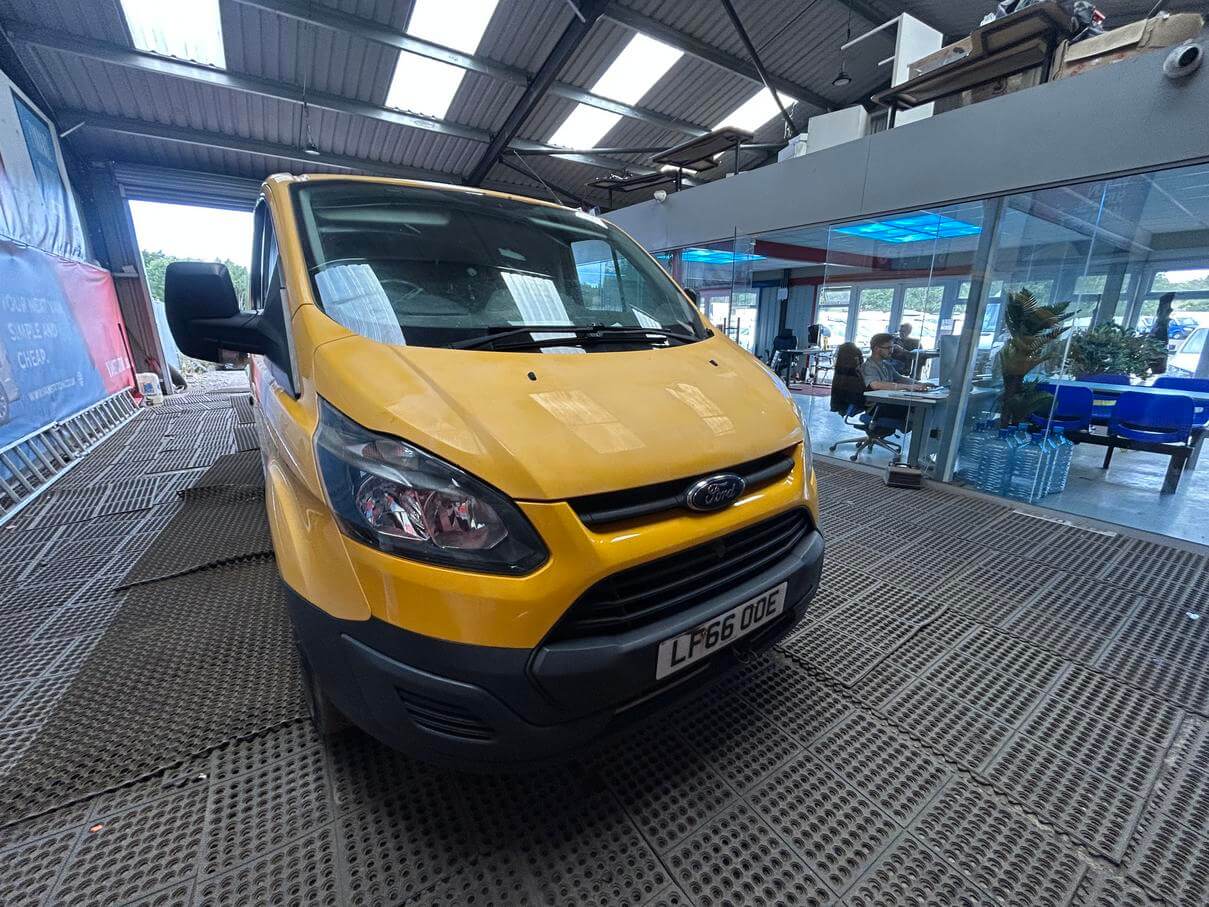 66 Plate Ford Transit Custom 340 yellow tailgate 2.0 TDCI Euro 6 ULEZ No Vat