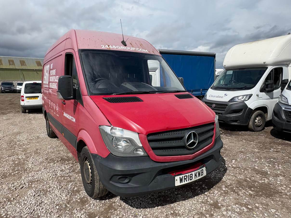 2018 Mercedes-Benz Sprinter 314 2.2 Cdi MWB red needs dual mass Euro 6 Vat Inc