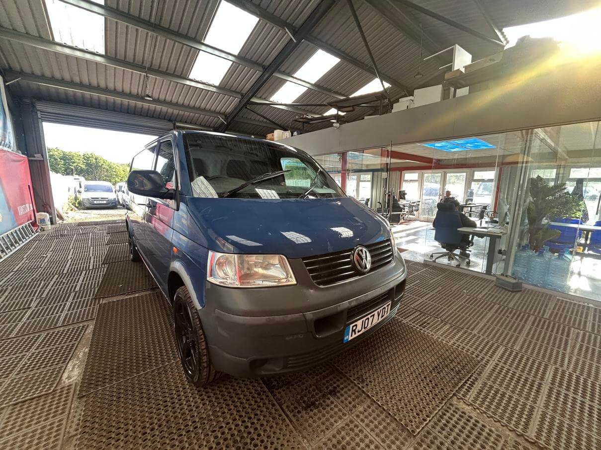 2007 Volkswagen Transporter T5 T30 102 1.9 Tdi Lwb fresh mot ideal camper No Vat