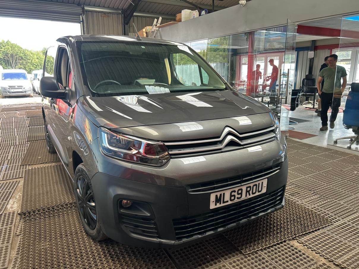 69 Plate Citroen Berlingo Partner Enterprise 1.5 Blue Hdi 74k grey Euro 6 No Vat