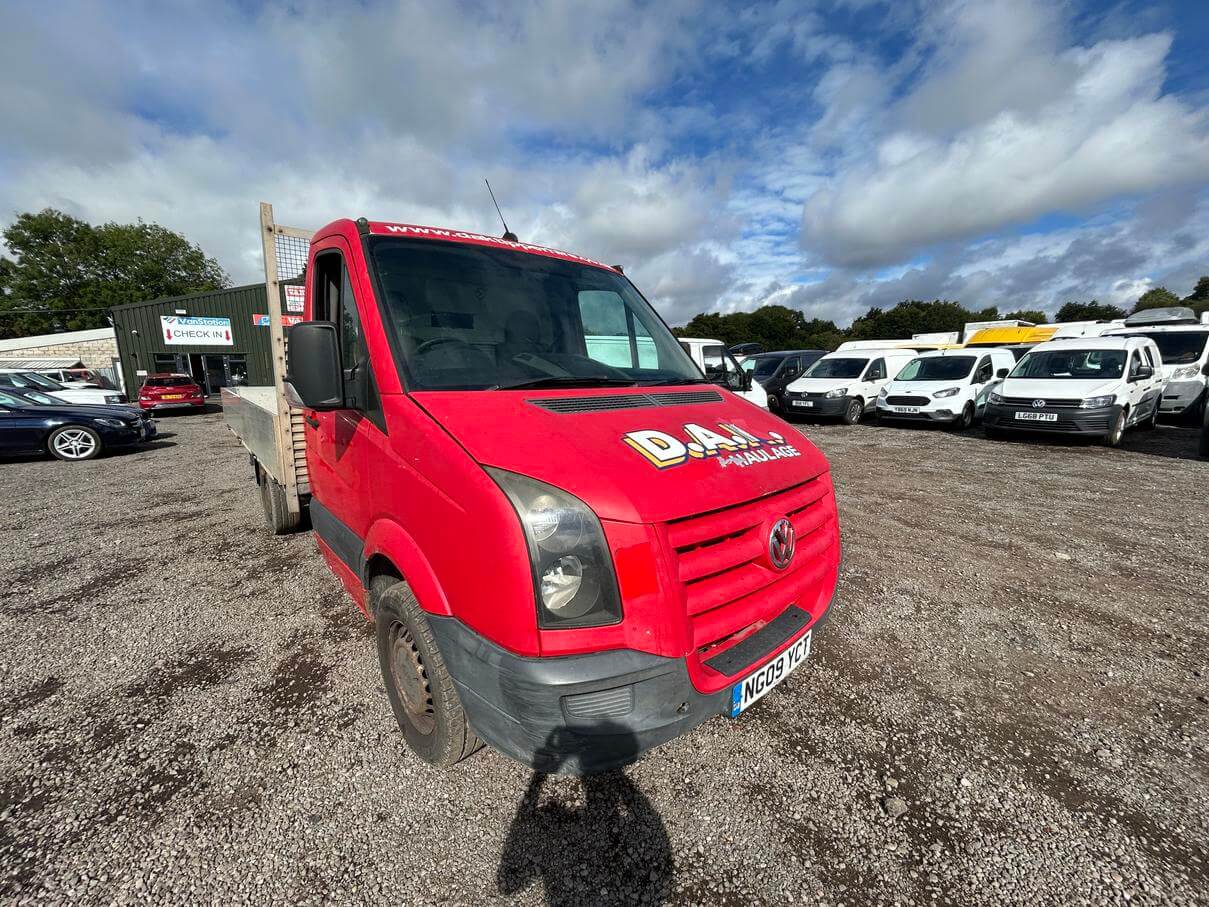 2009 Volkswagen Crafter Cr35 Tdi flat bed drop side Automatic Fresh Mot No Vat