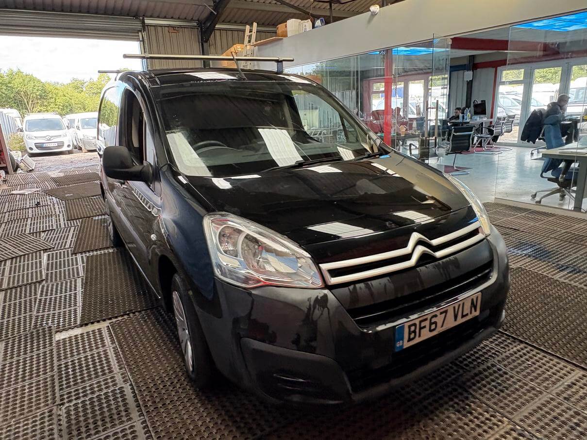 67 Plate Citroen Berlingo Partner Enterprise 1.6 Blue Hdi black  Euro 6 No Vat