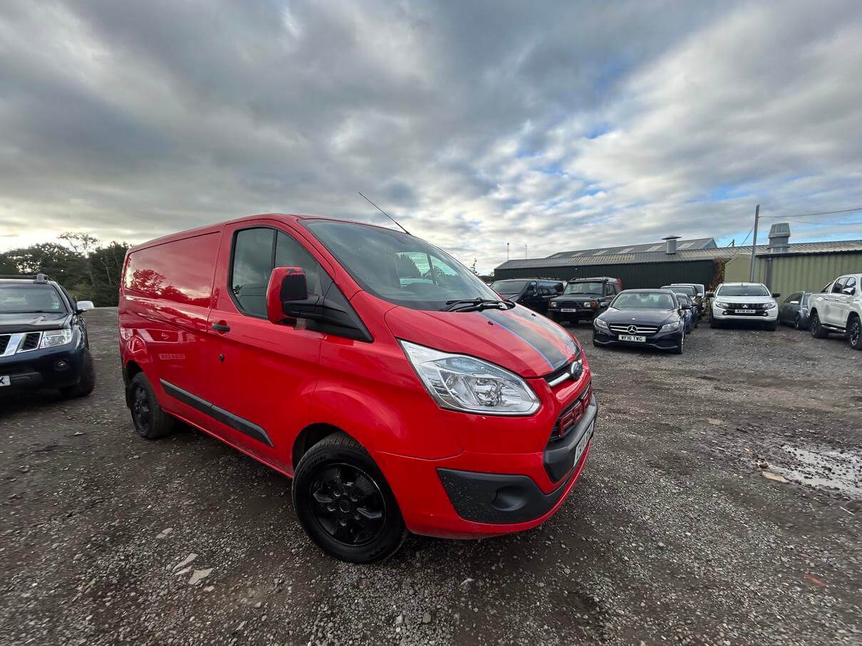 2014 Ford Transit Custom 270 Trend 2.2 tdci E-Tech in red lovely No Vat bargain