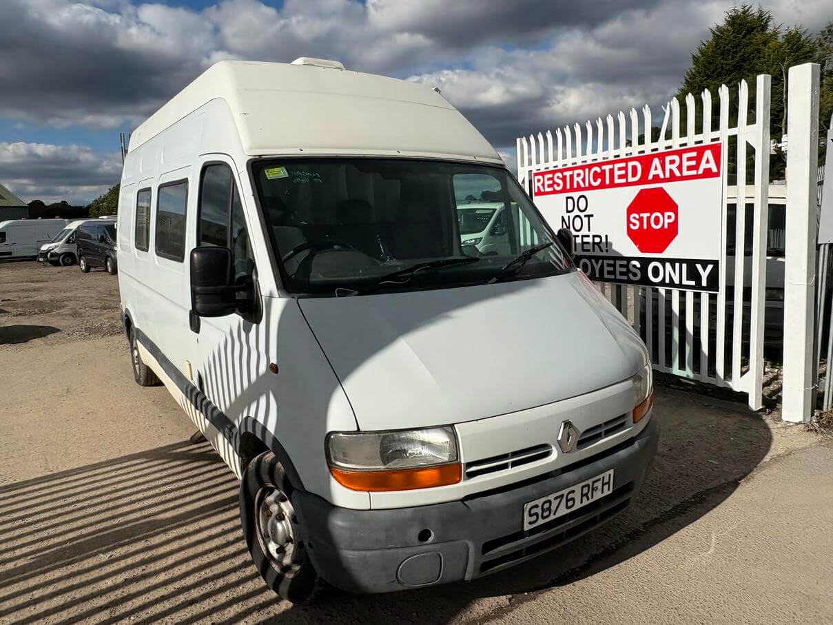 RENAULT MASTER T35 2.8 TDI LWB PROFESSIONAL CAMPER CONVERSION NEEDS CLUTCH 93K