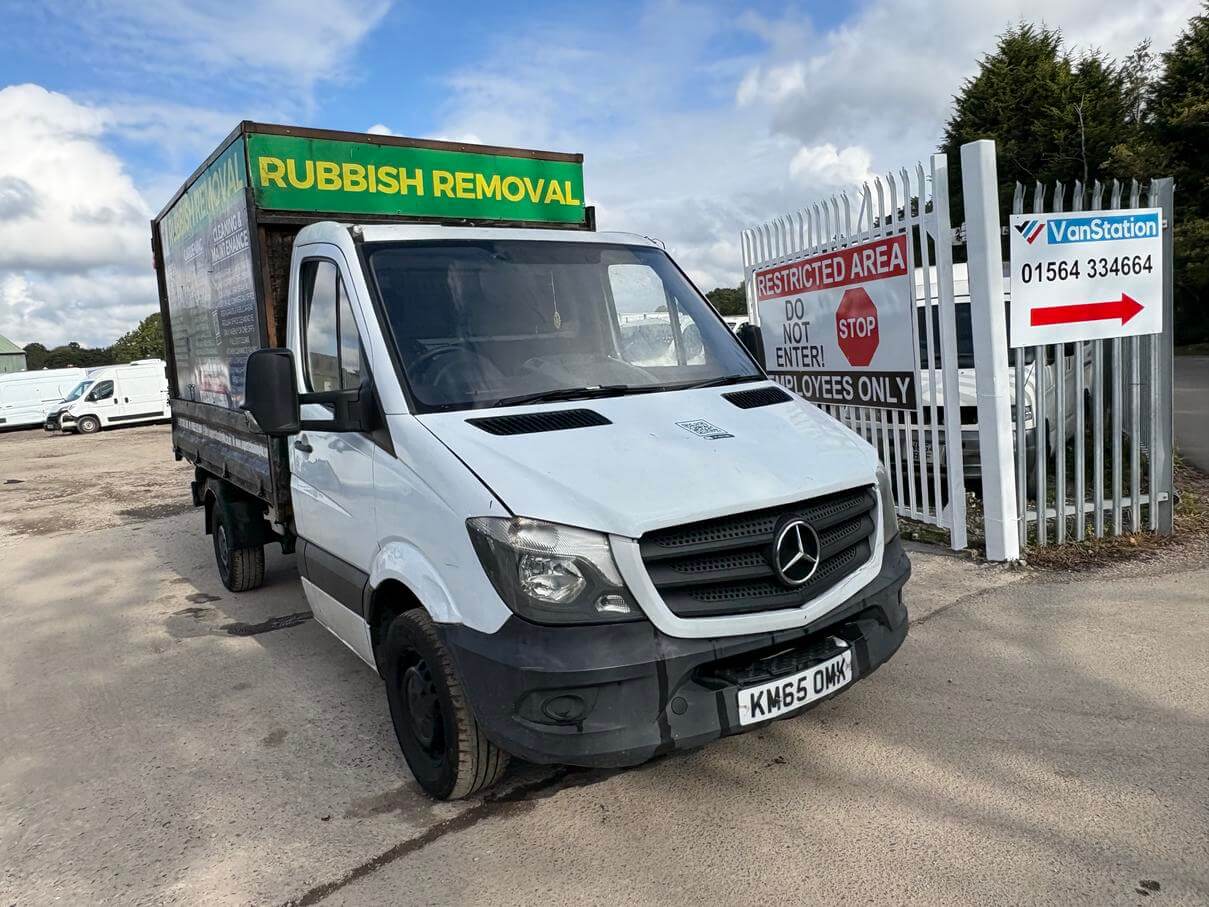 65 Plate Mercedes Sprinter 313 2.2 Cdi High Side Tipper Fresh Mot No Vat Bargain