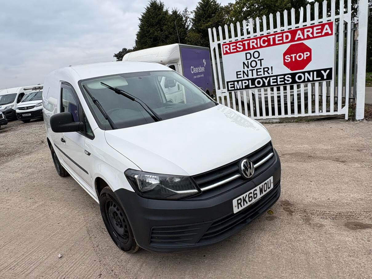 66 Plate Volkswagen Caddy C20 1.6 Tdi starts drives needs repair Euro 6 No Vat