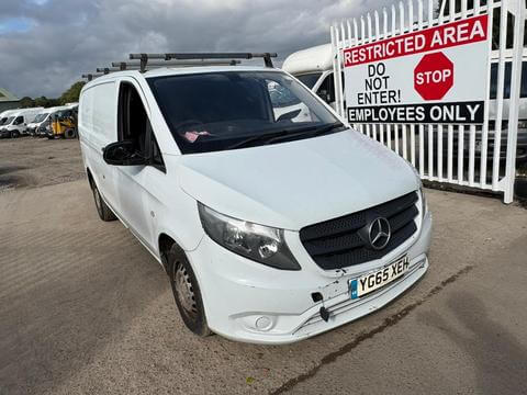 65 Plate Mercedes Vito 111k miles tail gate 2.2 Cdi colour coded long mot No vat