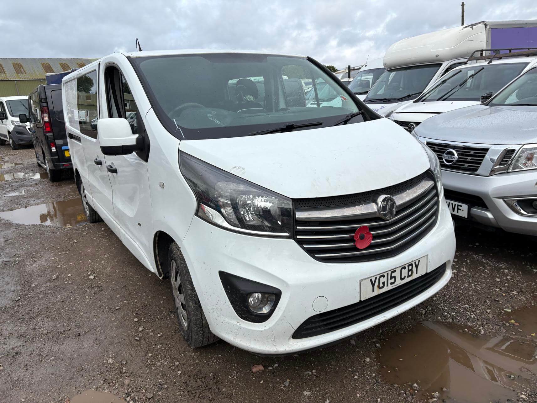 2015 Vauxhall Vivaro Trafic Sportive 1.6 Factory crew cab needs clutch Vat Inc