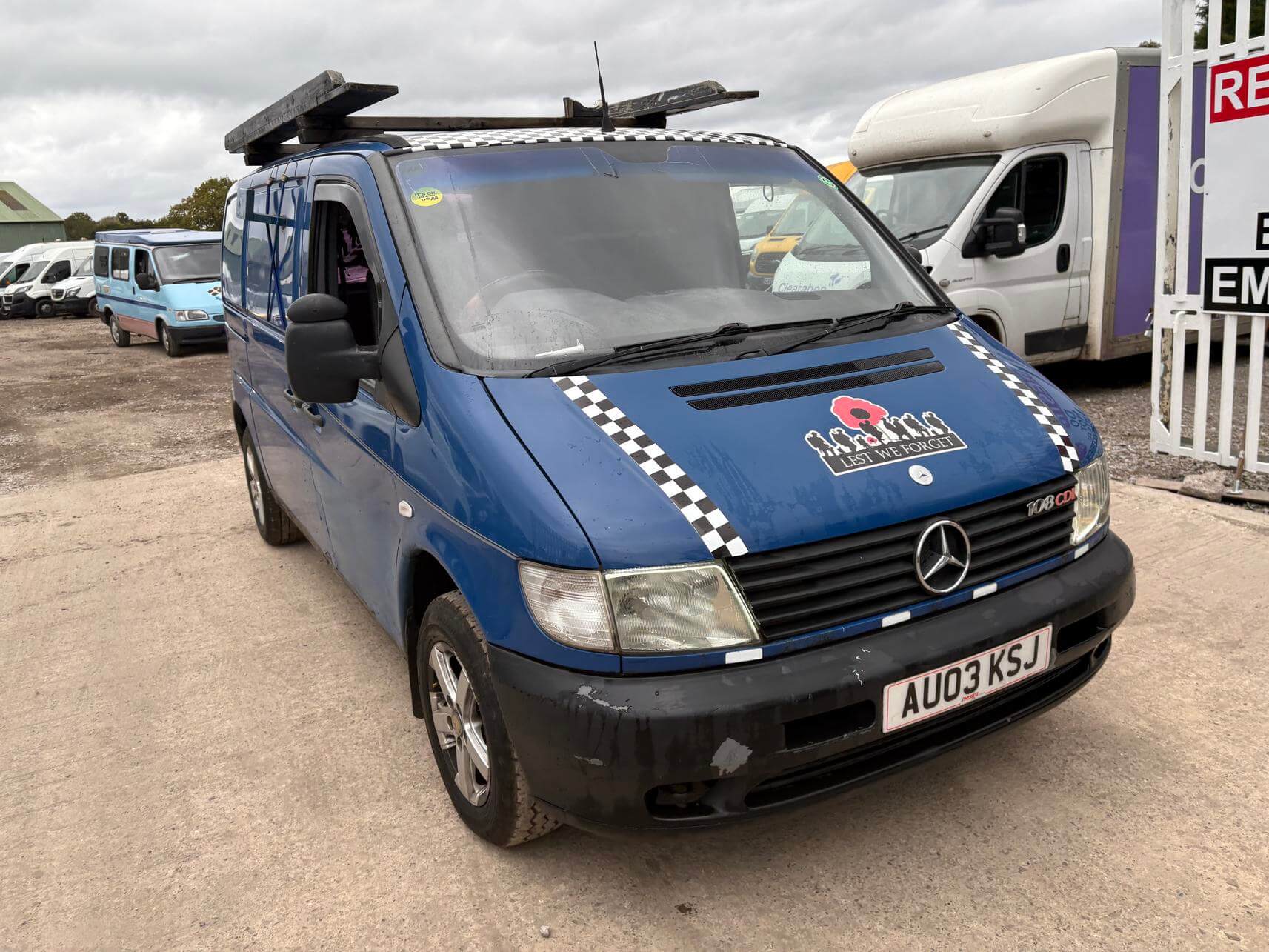 2003 Mercedes Vito 108 2.2 Cdi starts runs fine suspension welding repair No Vat