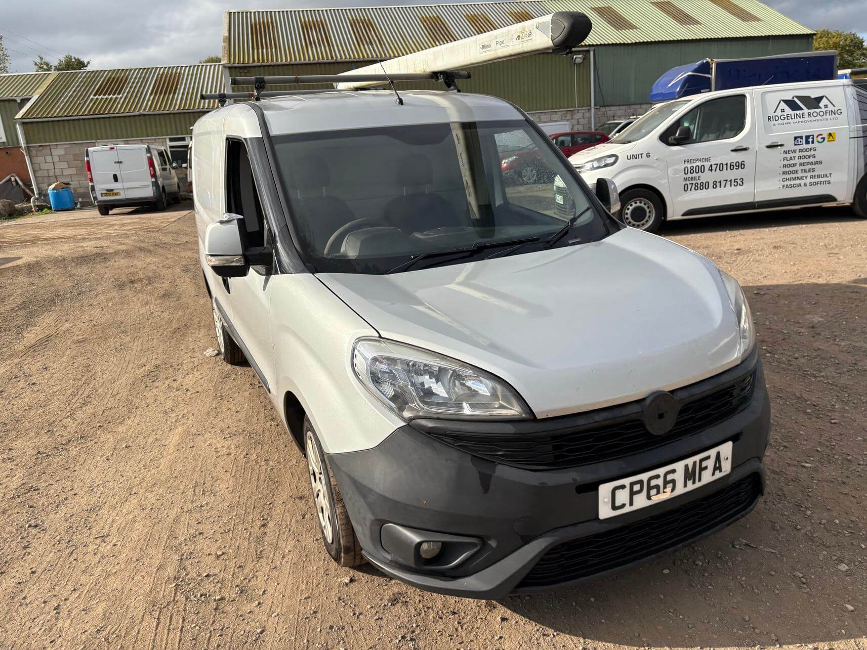 66 Plate Fiat Doblo Cargo 1.3 Multijet Silver ULEZ needs turbo repair No Vat