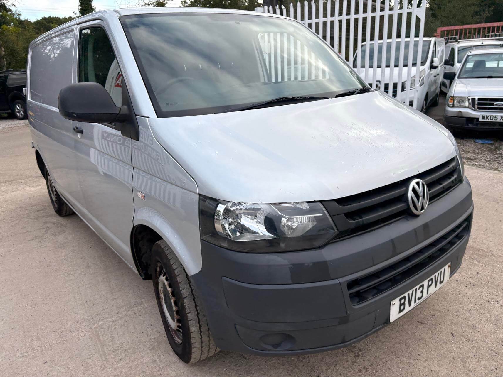 2013 Volkswagen Transporter T28 T5 2.0 Tdi 102 Swb silver 1 owner Vat Inclusive