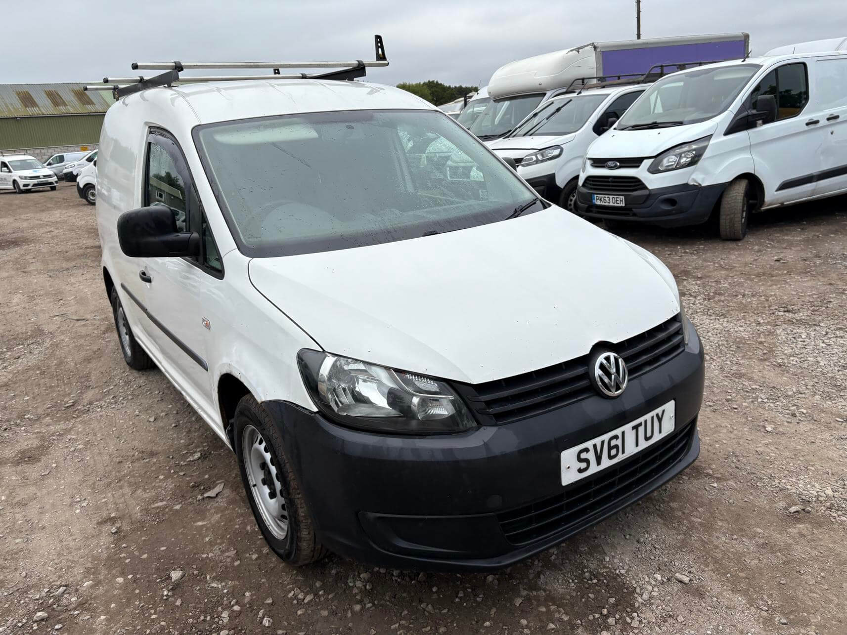 61 Plate Volkswagen Caddy C20 1.6 Tdi 102 bhp 12 months mot No Vat bargain