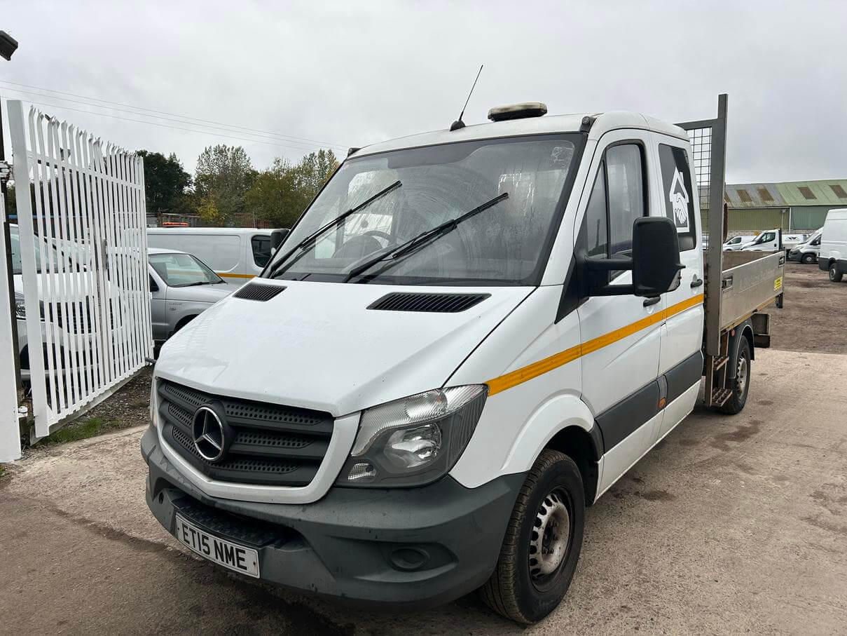 2015 Mercedes Sprinter 313 2.2 Cdi crew cab tipper 90k super low miles No Vat