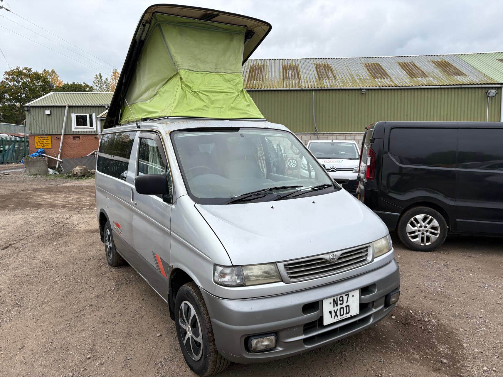 1996 Mazda Bongo 2.5 tdi camper pop top starts drives needs head gasket repair