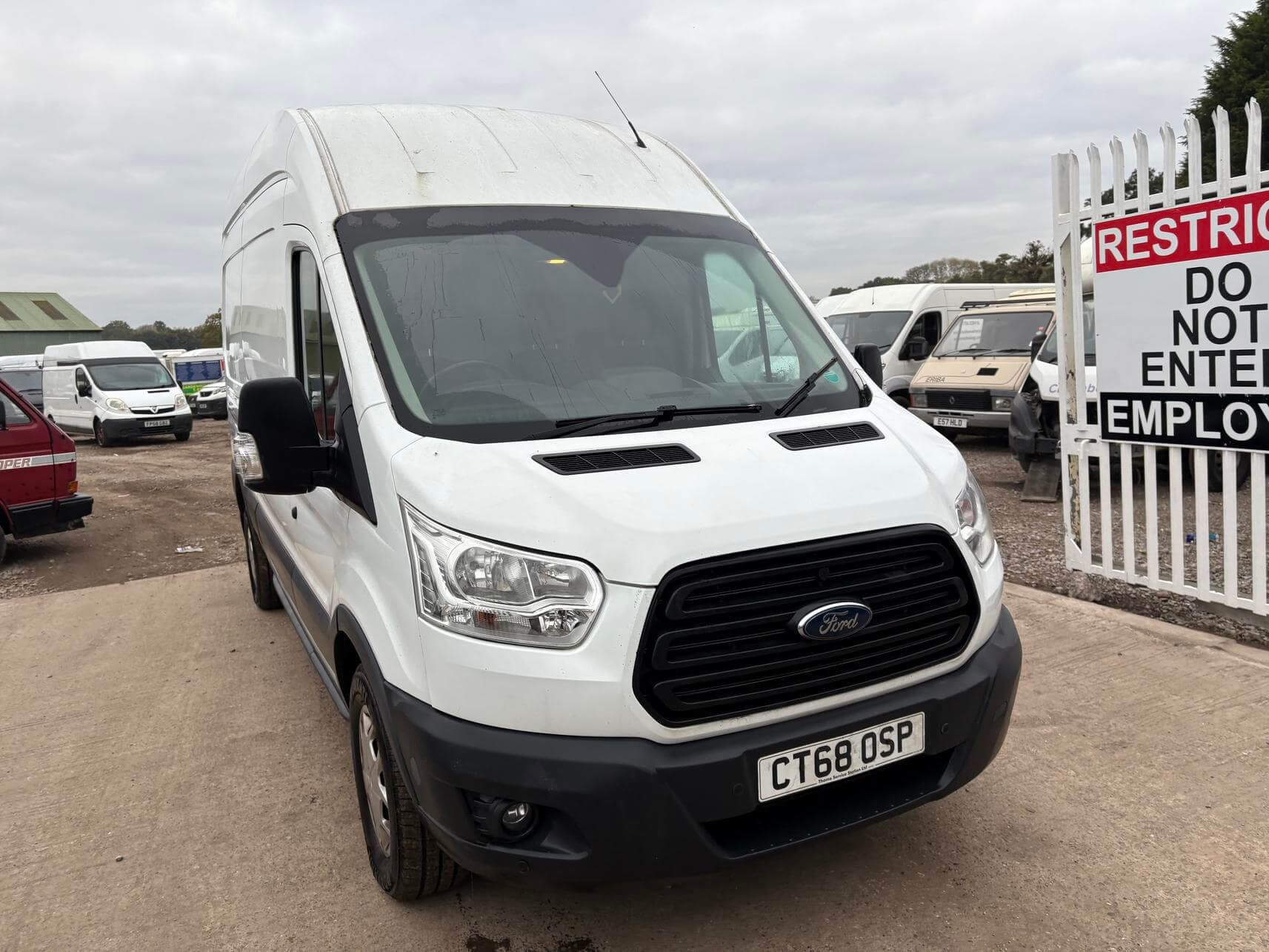 68 Plate Ford Transit 350 2.0 tdci lwb high top 99k miles Euro 6 No Vat bargain