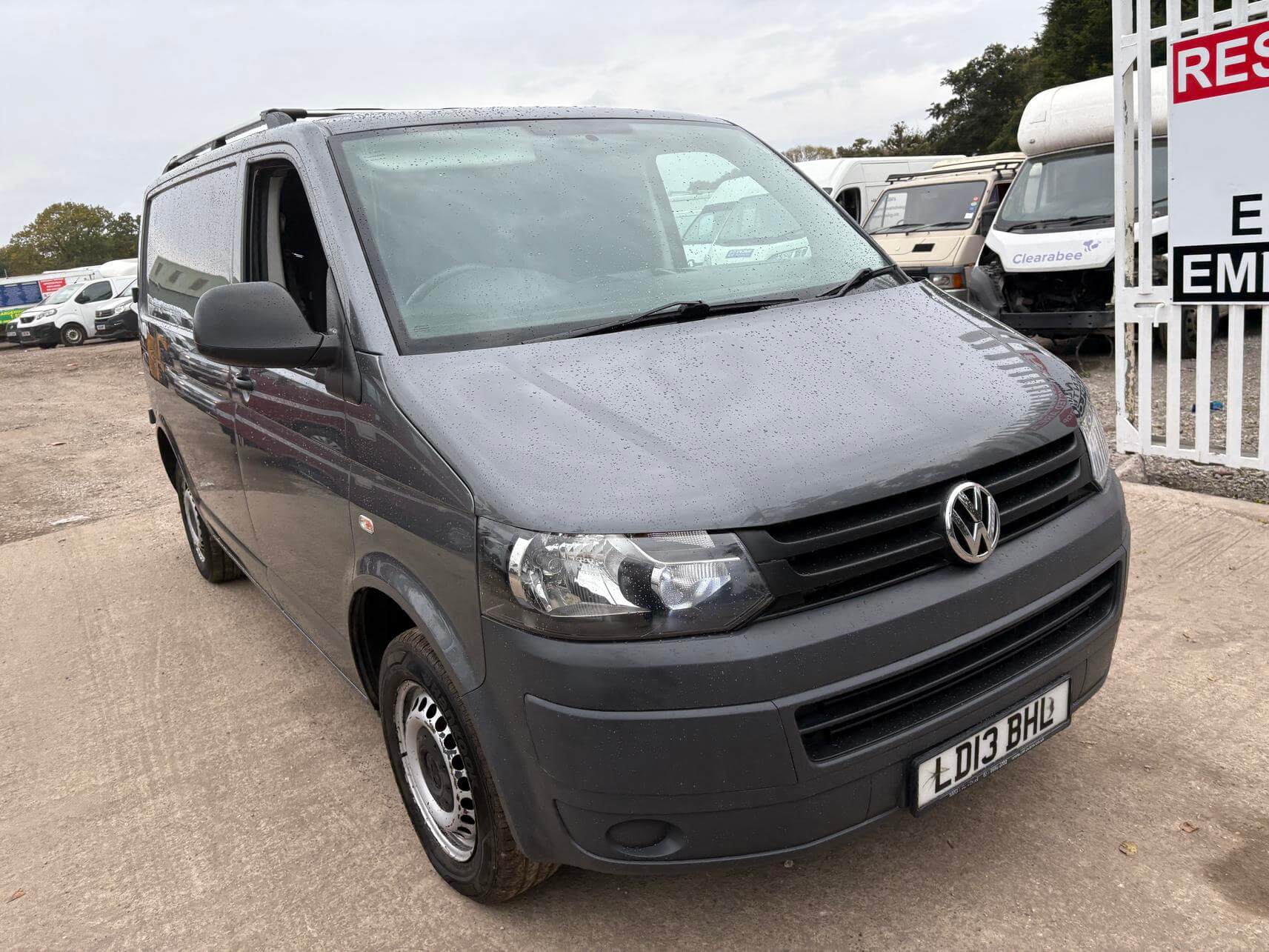 2013 Volkswagen Transporter T28 T5 102 2.0 Tdi 110k Miles metallic Grey No Vat