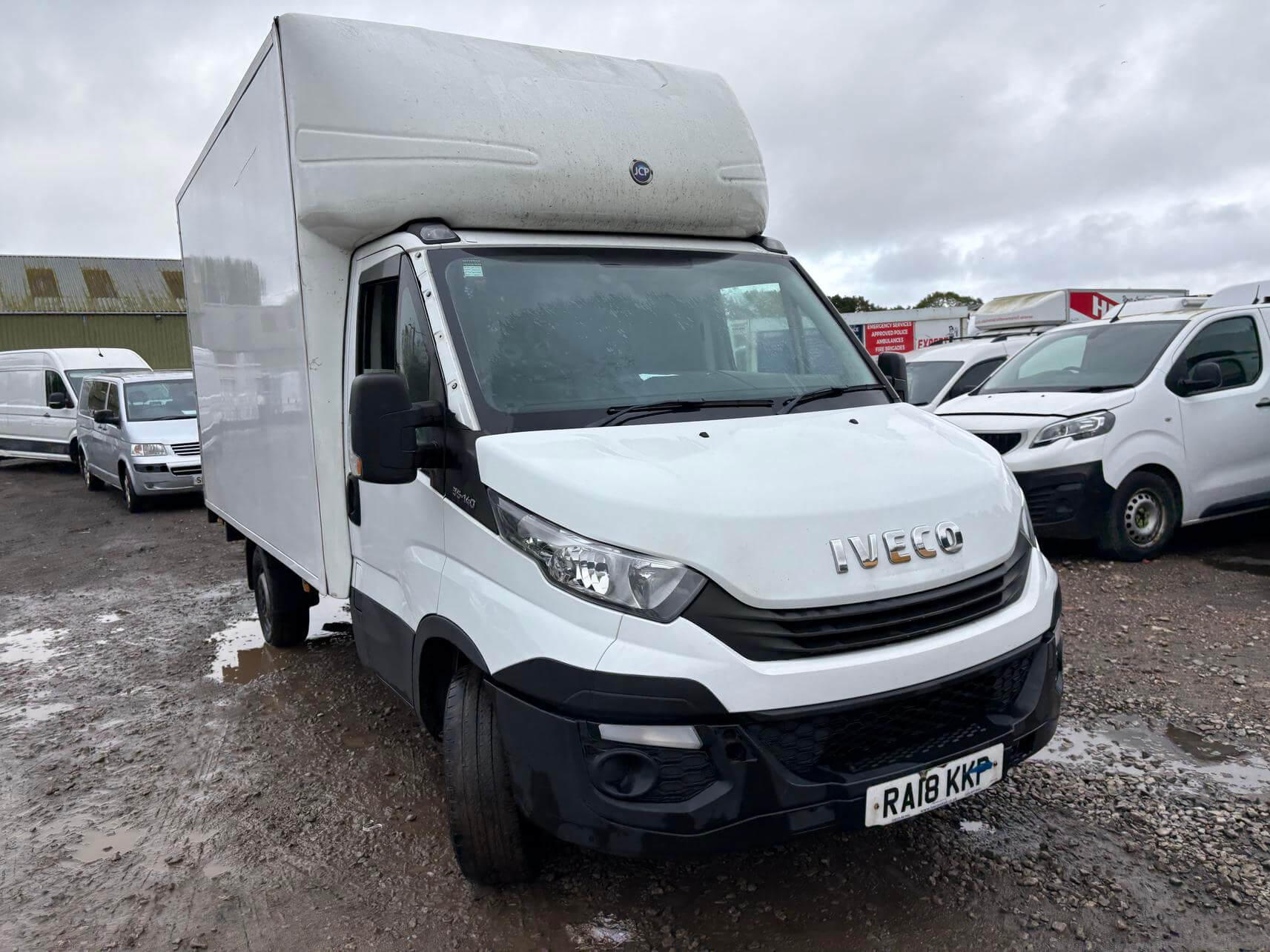 2018 Iveco Daily 35S14 6 speed Luton box van starts runs repair Euro 6 No Vat