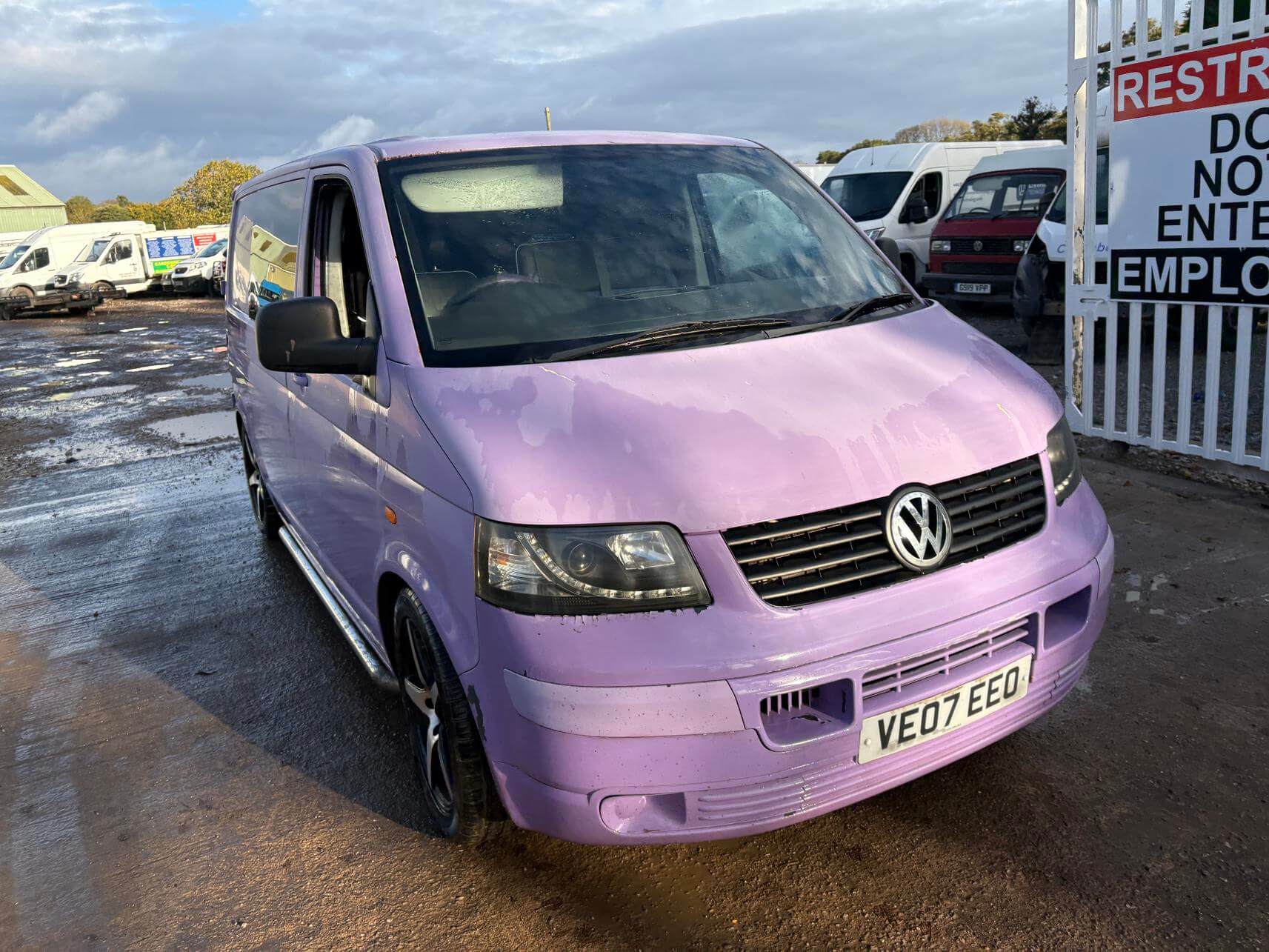 2007 Volkswagen Transporter T28 1.9 Tdi purple camper conversion fresh mot NoVat