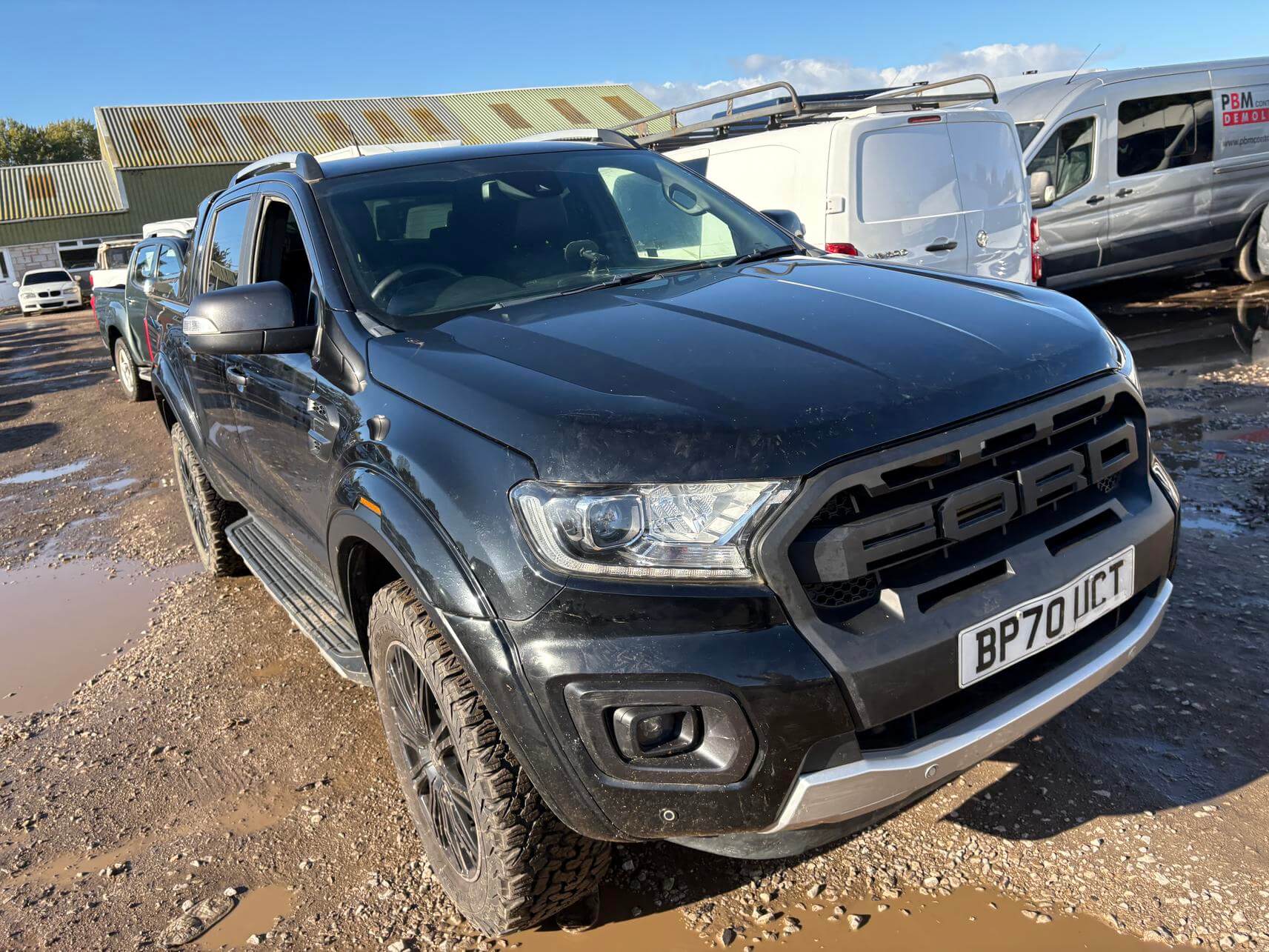 70 Plate Ford Ranger Wildtrak 4X4 Auto 54k Mika needs engine repair Euro6 No Vat