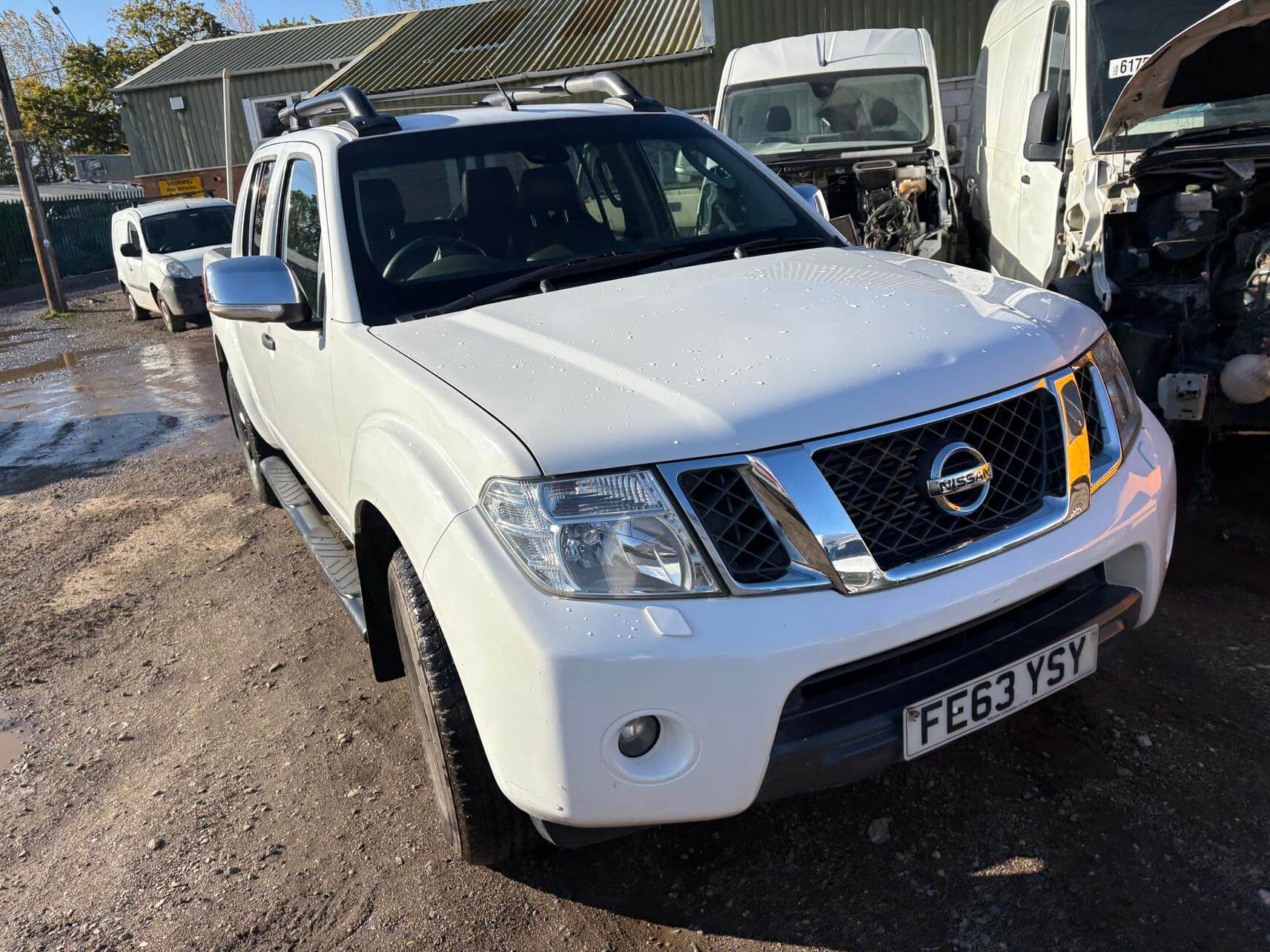 63 Plate Nissan Navara Tekna 2.5 Dci 4x4 manual excellent runner No Vat bargain