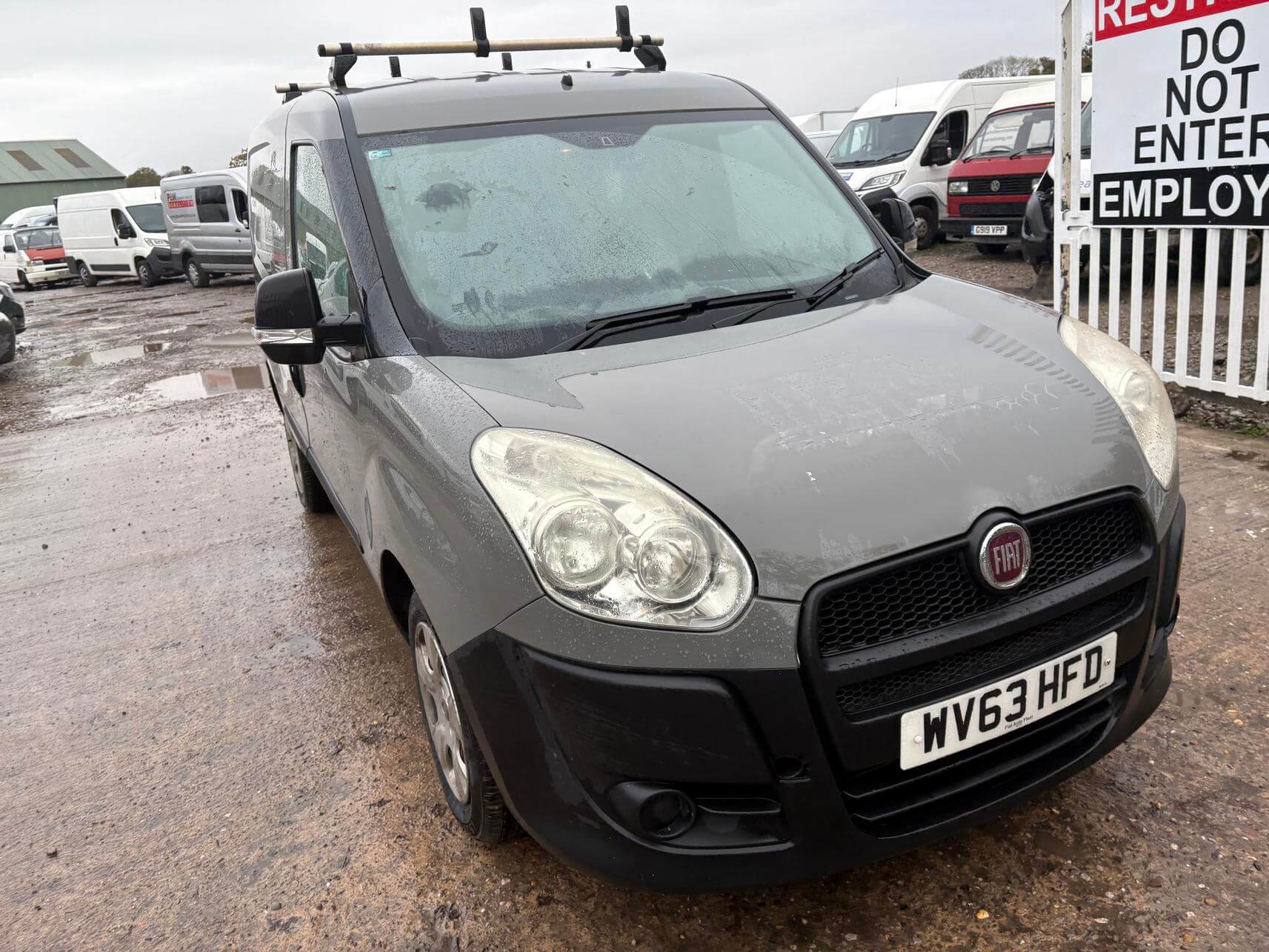 63 Plate Fiat Doblo Combo Cargo Grey 1.3 Multijet 12 months mot No Vat bargain