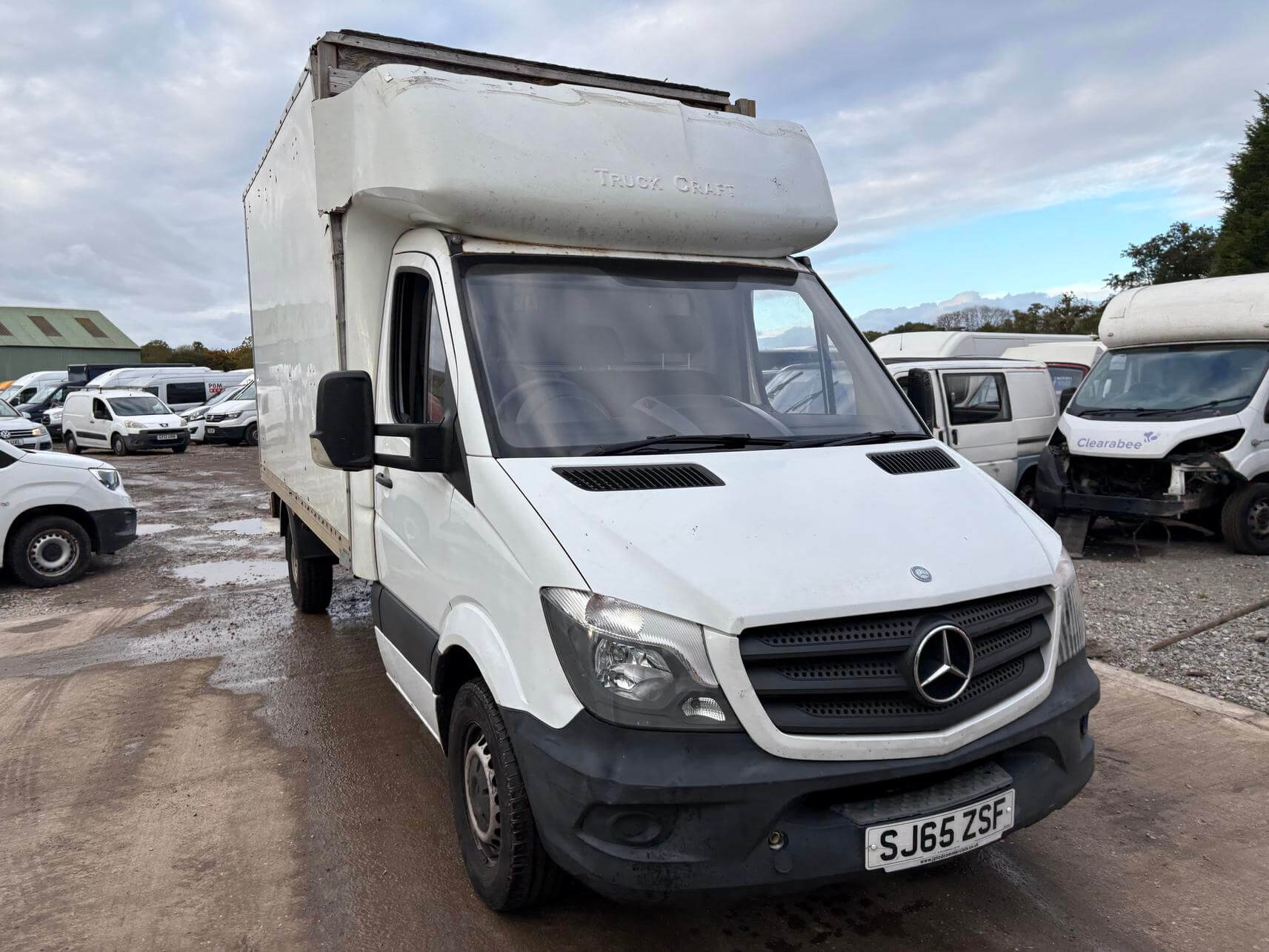 65 Plate Mercedes Sprinter 313 2.2Cdi Luton box van chassis cab recovery Vat Inc