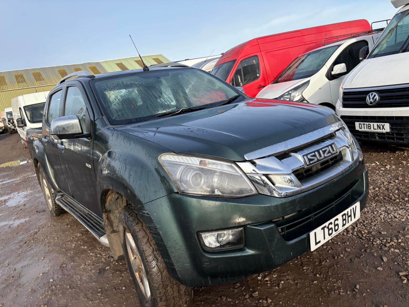 66 Plate Isuzu D-Max Utah Double Cab Auto none runner engine needs repair No Vat