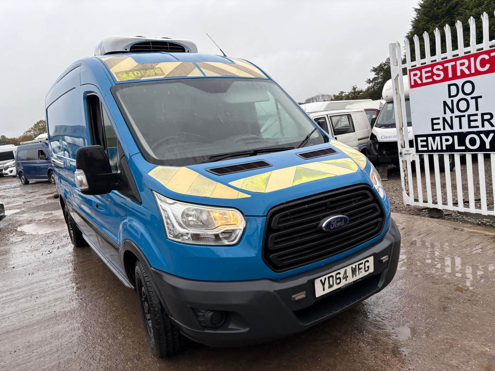 64 Plate Ford Transit 310 mk8 2.2 tdci fridge van starts drives bargain No Vat