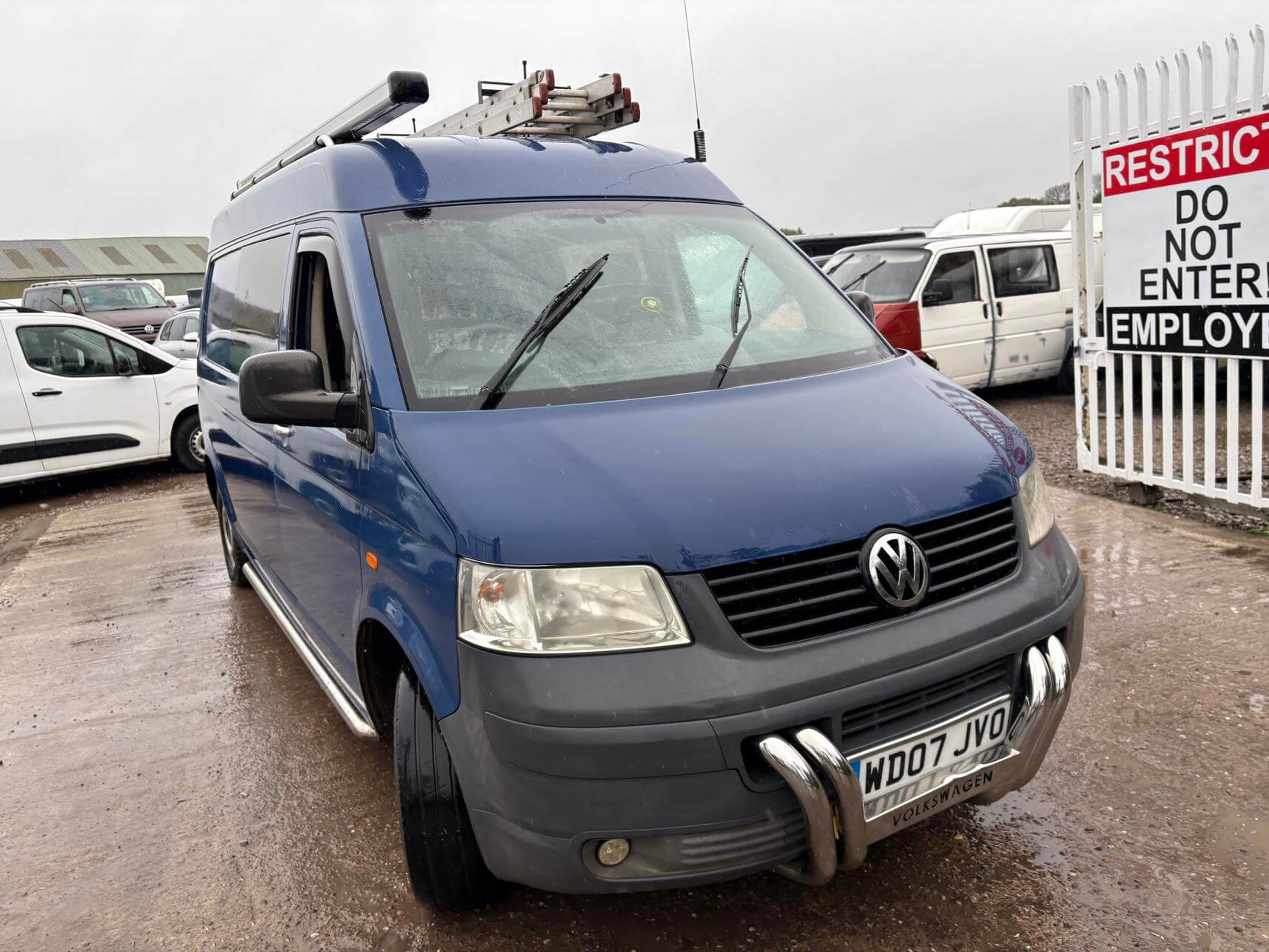 2007 Volkswagen Transporter T5 1.9 Tdi Lwb high top crew cab mot failure No Vat