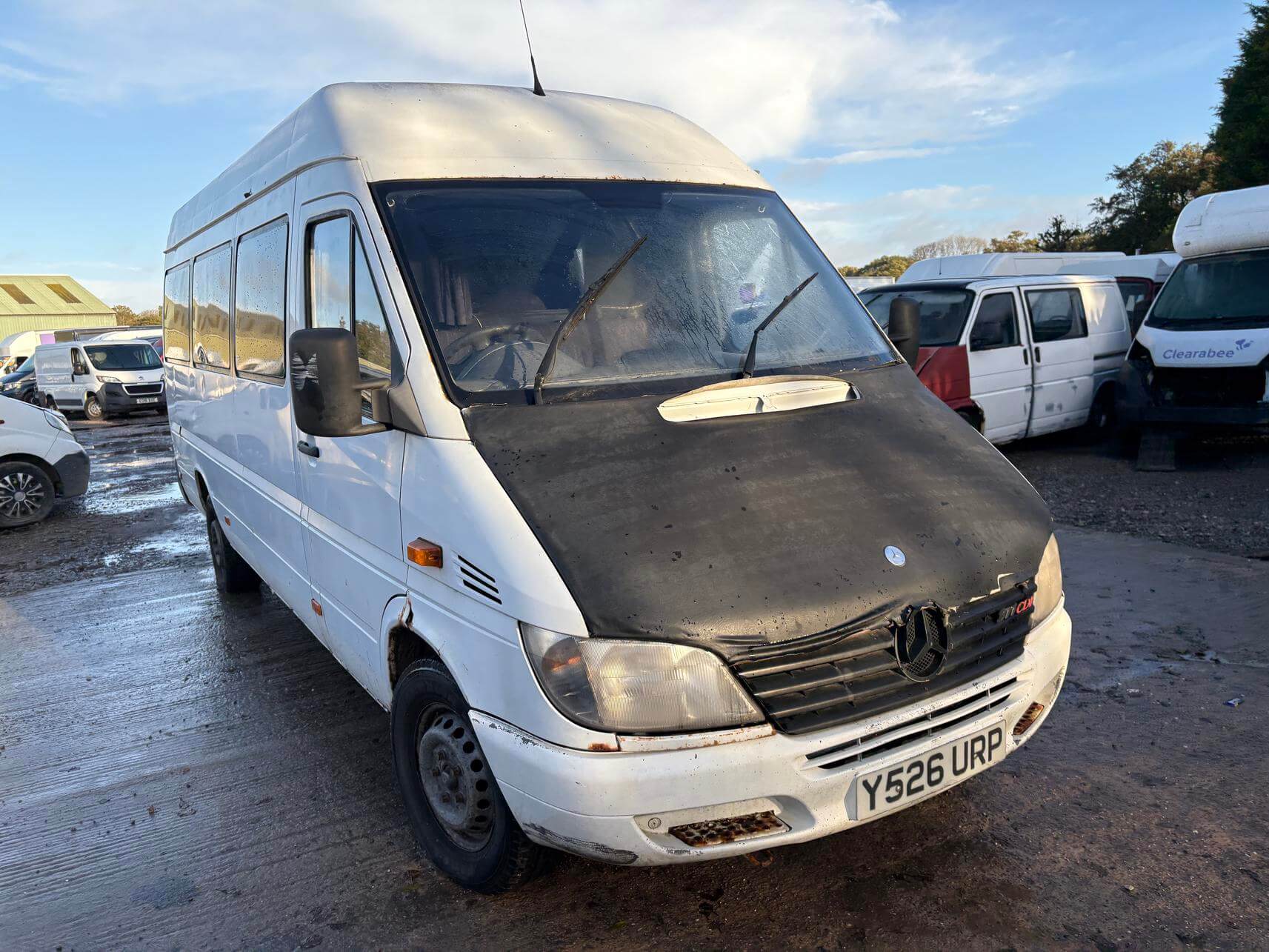 2001 Mercedes Sprinter 311 2.2 Cdi Lwb crew cab camper  cheap project No Vat