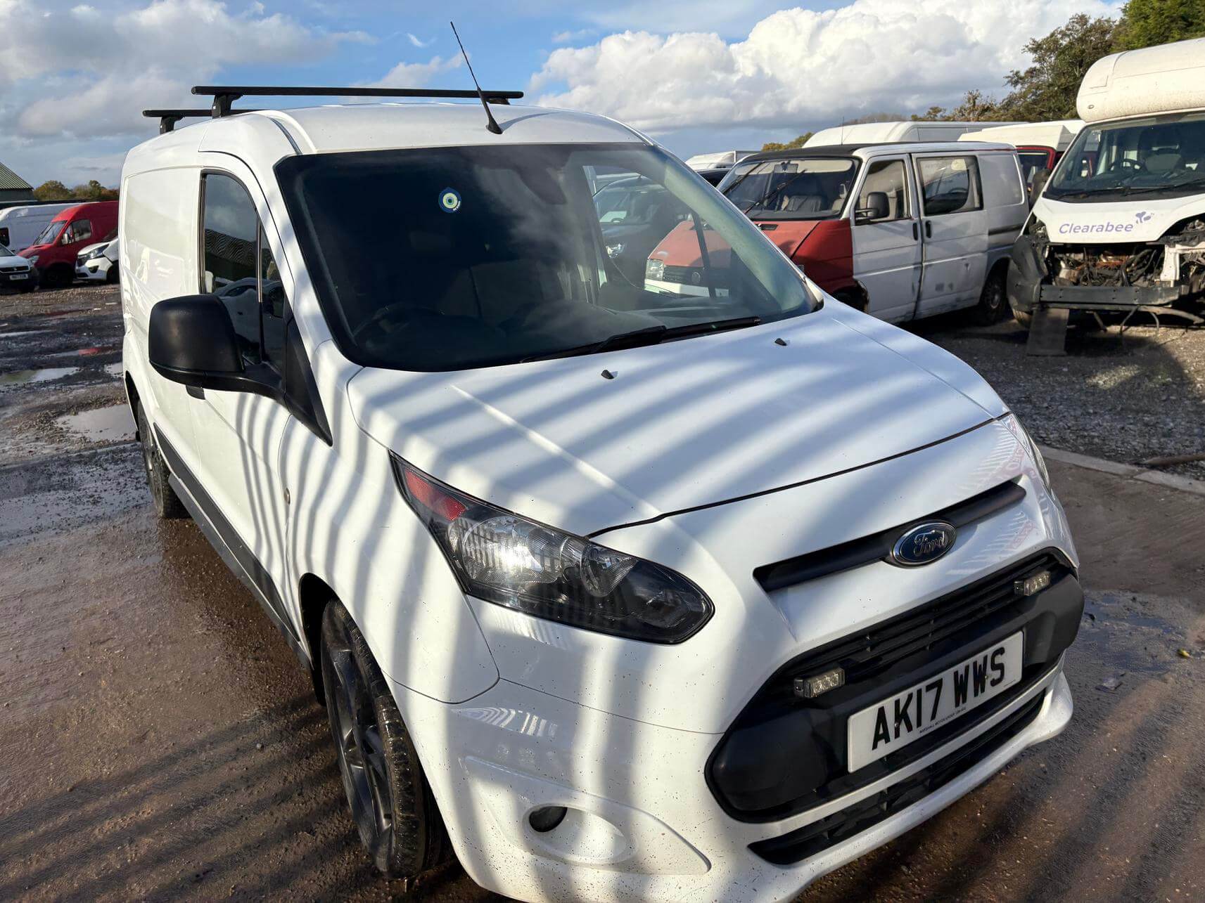 2017 Ford Transit Connect 240 lwb Trend starts drives needs repair Euro 6 No Vat