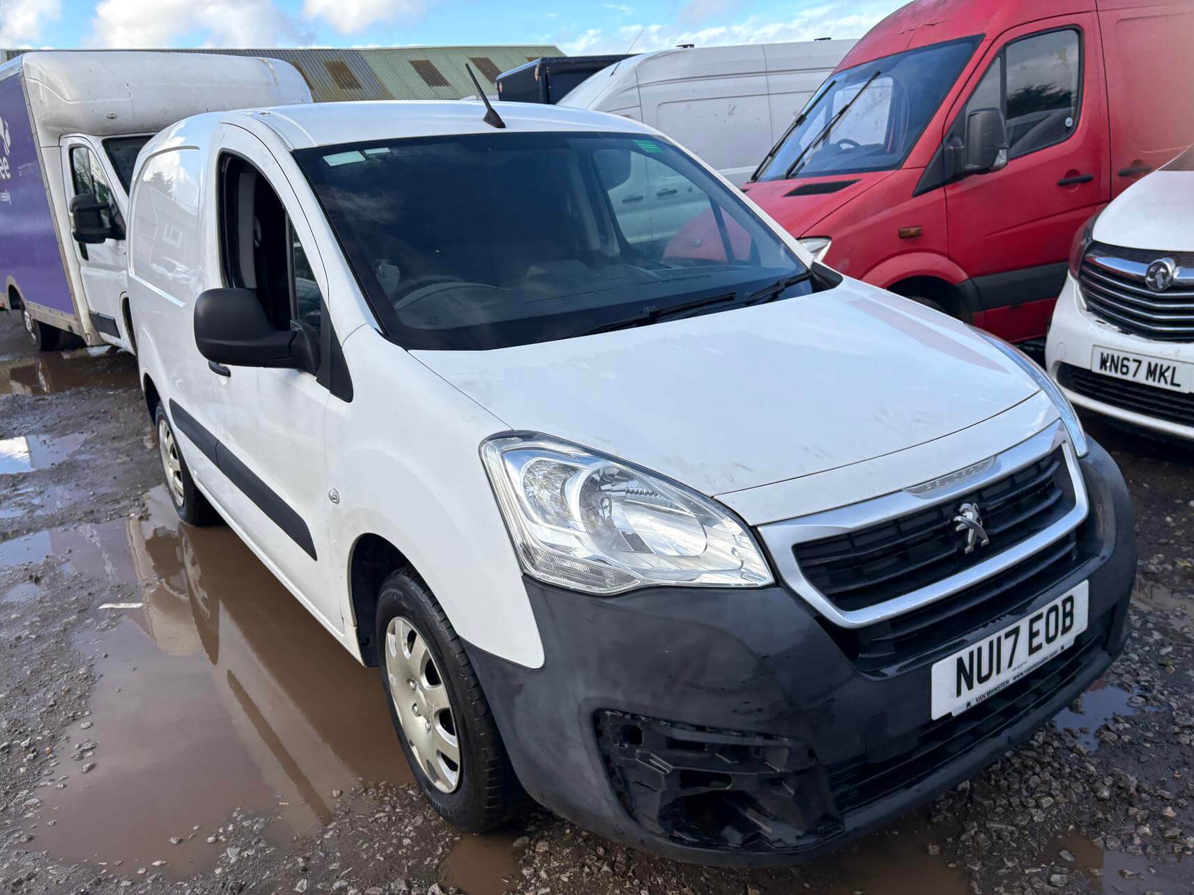 2017 Peugeot Partner Berlingo Professional none runner needs repair Euro6 No Vat